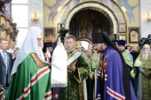 Божественная литургия в Москве