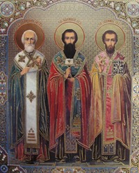 Вселенских учителей и святителей Василия Великого, Иоанна Златоуста и Григория Богослова