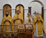 Божественная литургия в Благовещенском соборе